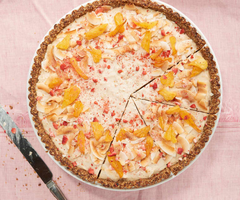 Vegan Pineapple Coconut Tart