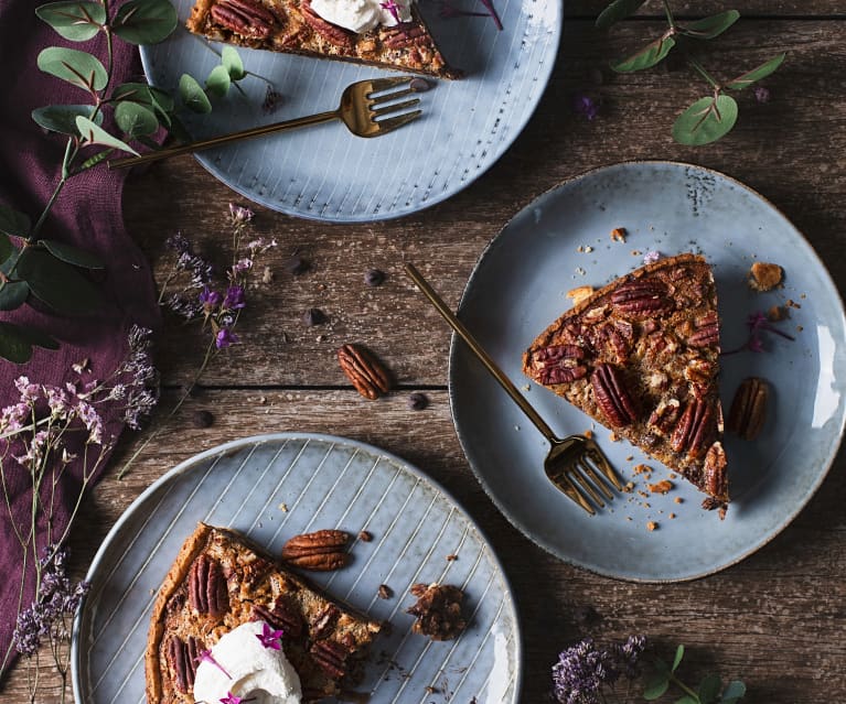 Tarta de nueces pacanas