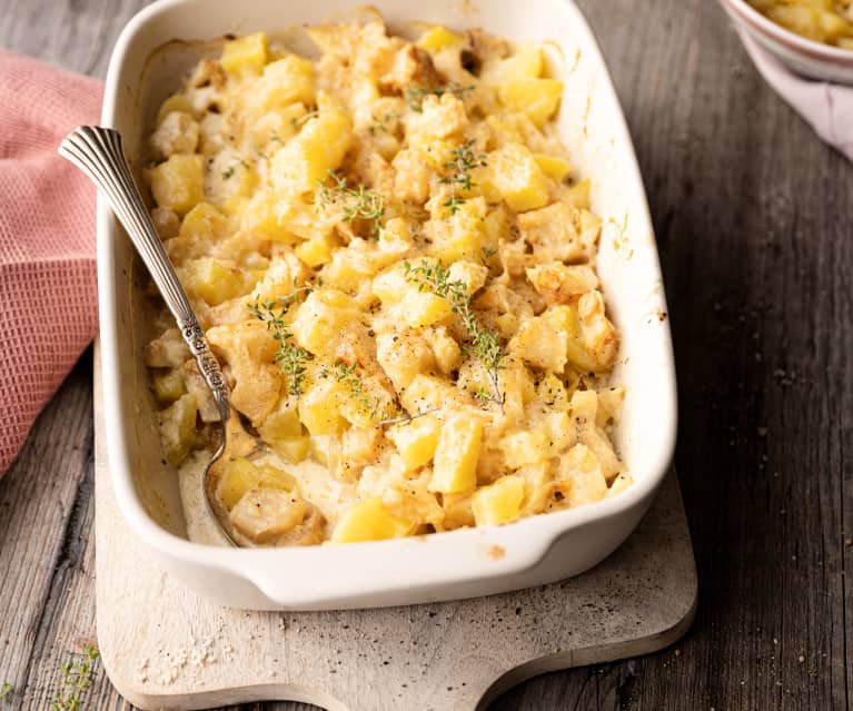 Potato and Celery Root Gratin - Culinary Ginger