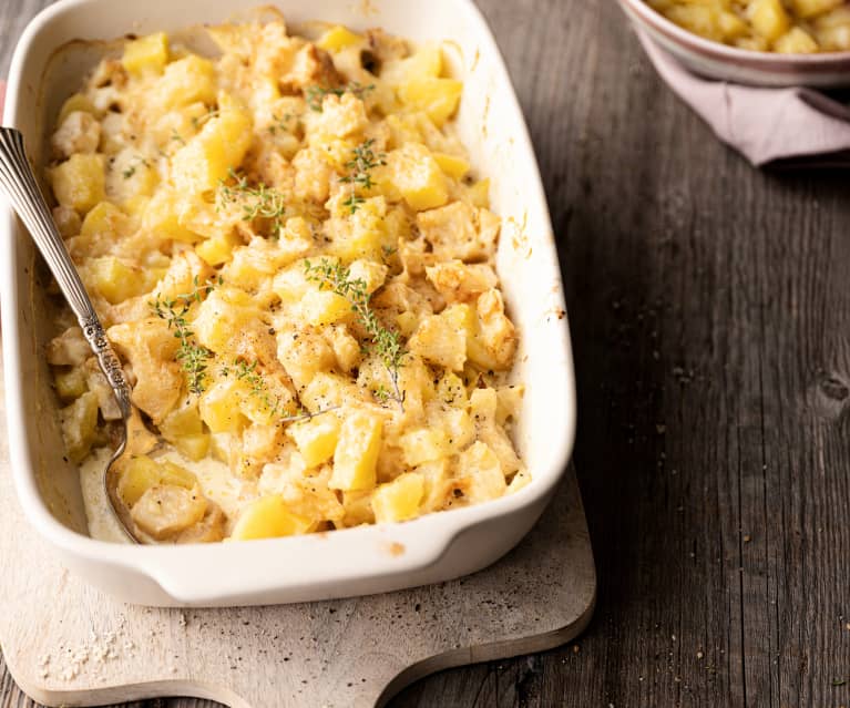 Gratin de pomme de terre et céleri-rave