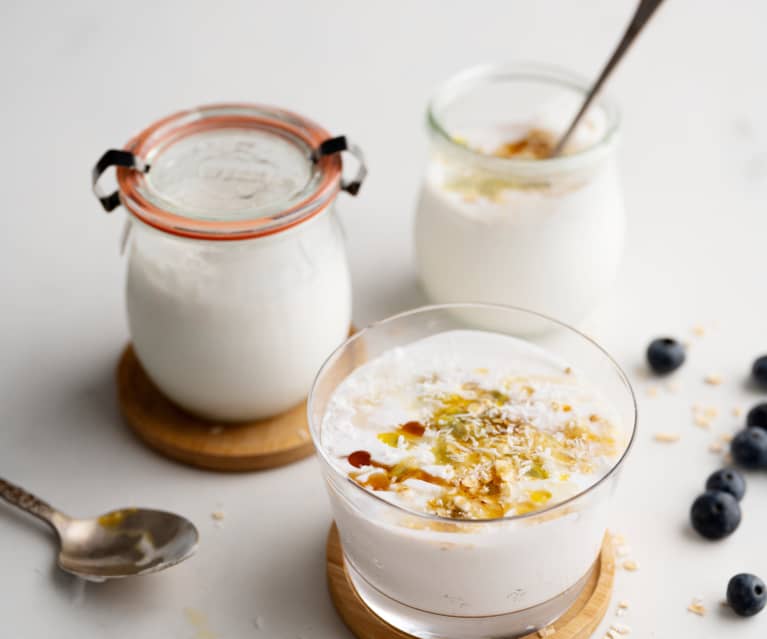 Yoghurt met kokosmelk