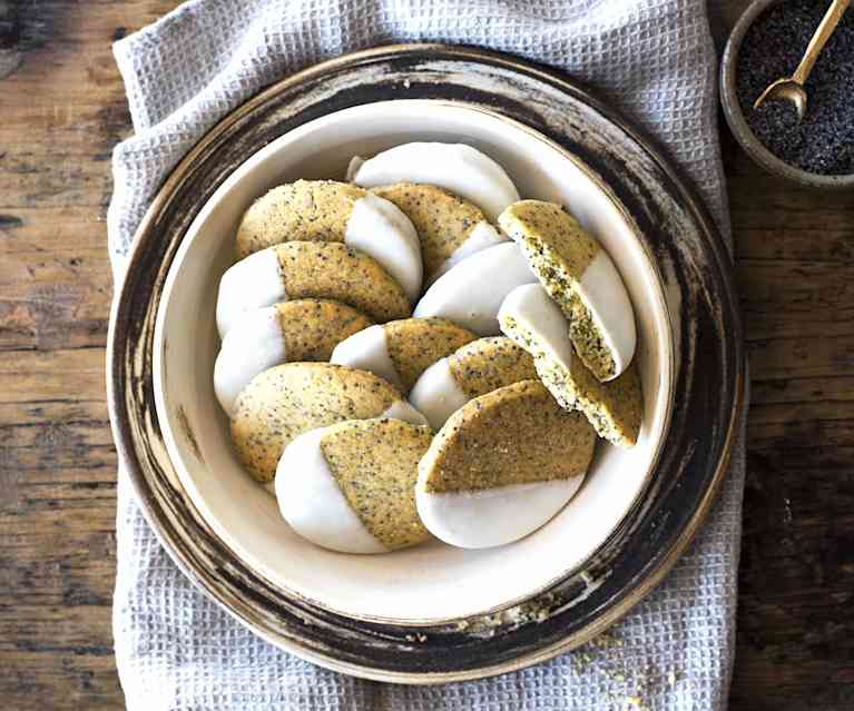 Galletas de limón y amapolas