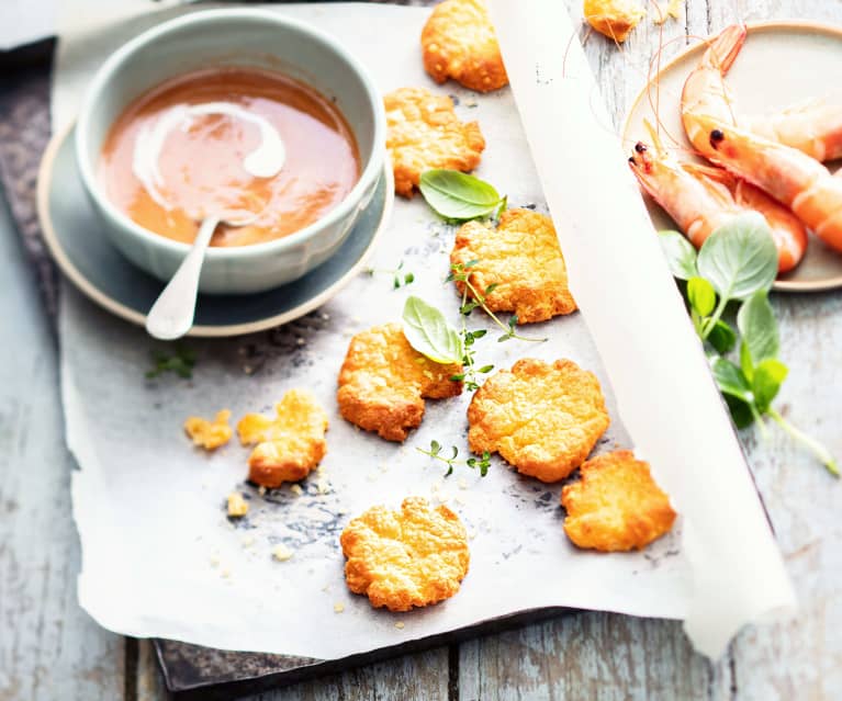 Biscuits aux crevettes