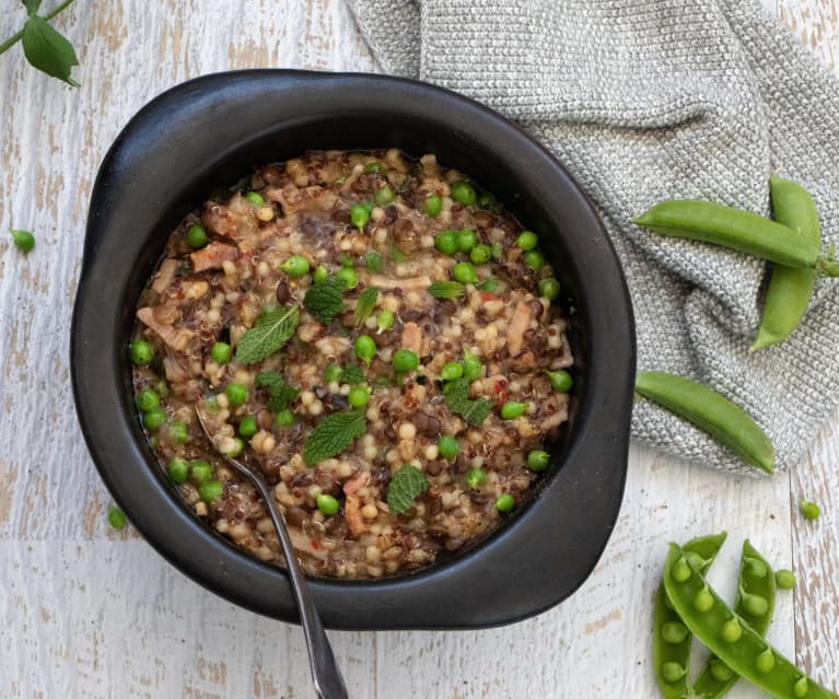 Mixed grain risotto