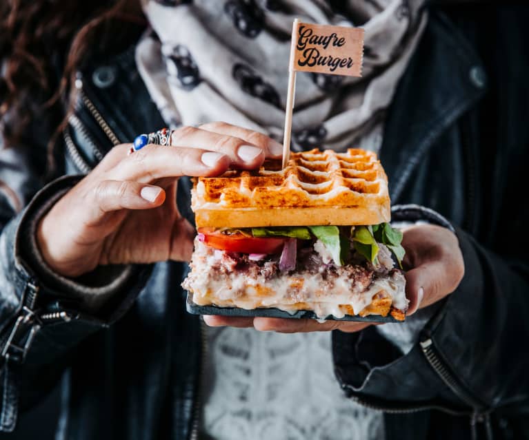 Gaufre burger