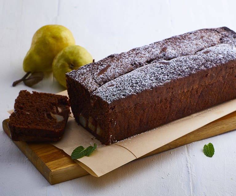 Plumcake al cioccolato e pere