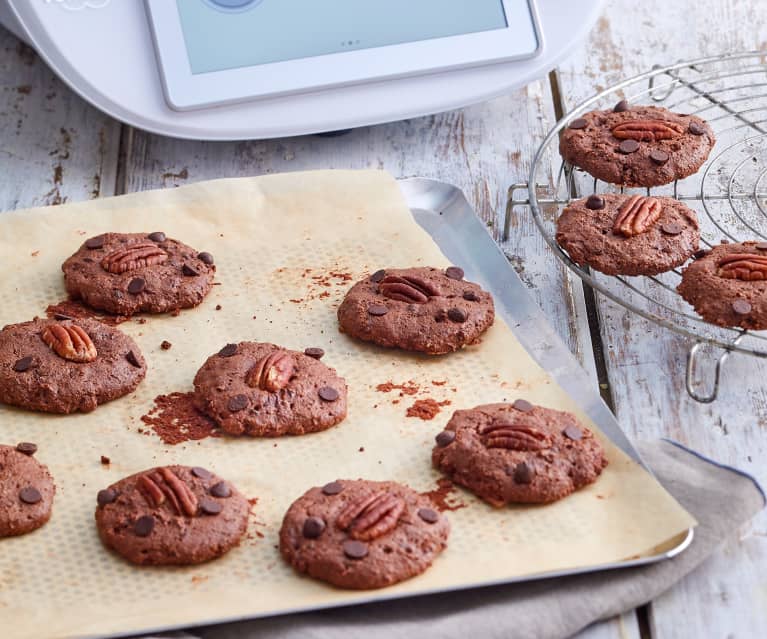 Biscuits chocolatés à la farine de châtaigne 