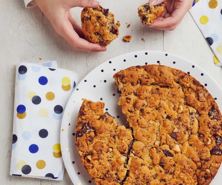 Recette Cookie géant fourré