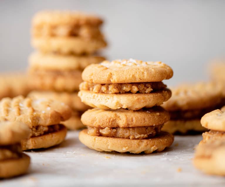 Galletas de manteca de cacahuete - Recetas de Miriam García / El invitado  de invierno