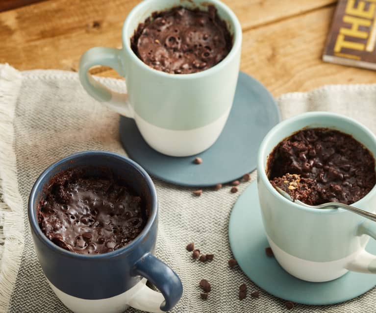 Mug Cake Double Chocolat Et Beurre De Cacahuete Cookidoo La