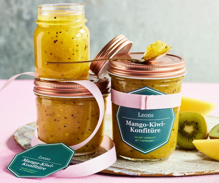 Confiture de mangue et de kiwi