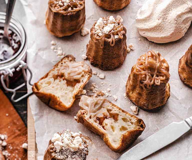 Cannelés meringue et crème de marrons