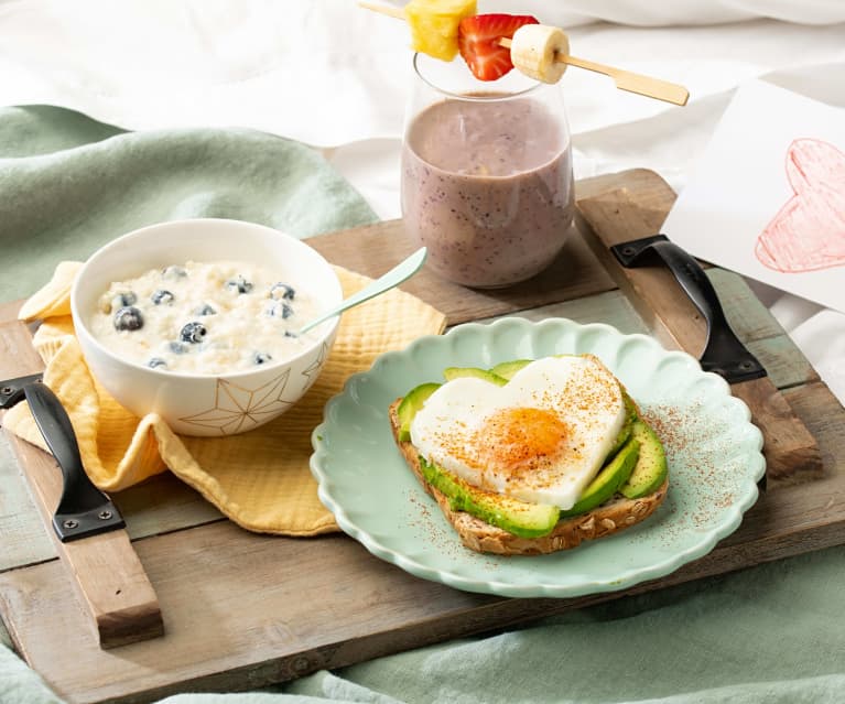 Desayuno dulce y salado para mamá