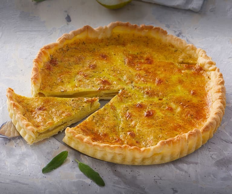 Quiche con pere, salvia e Fontina - Cookidoo® – the official