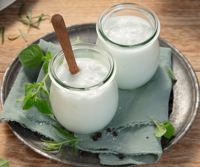 Recette de Yaourt au lait de vache, au lait de chèvre, au lait de