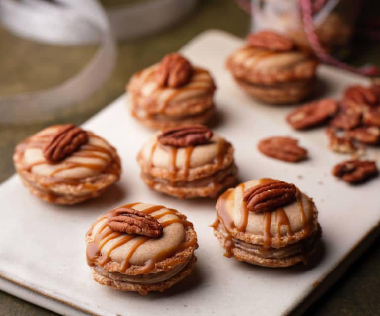 Caramel Pecan Macarons