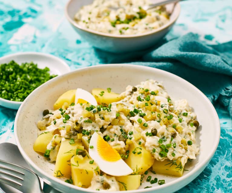 Dillkartoffeln mit „Omas Schmunzelsauce“