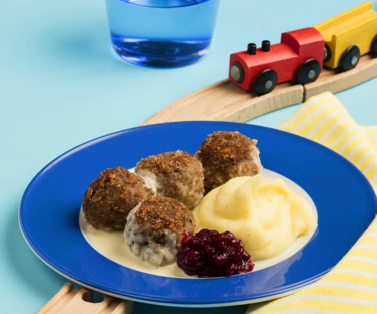 Fleischbällchen auf schwedische Art (Köttbullar)