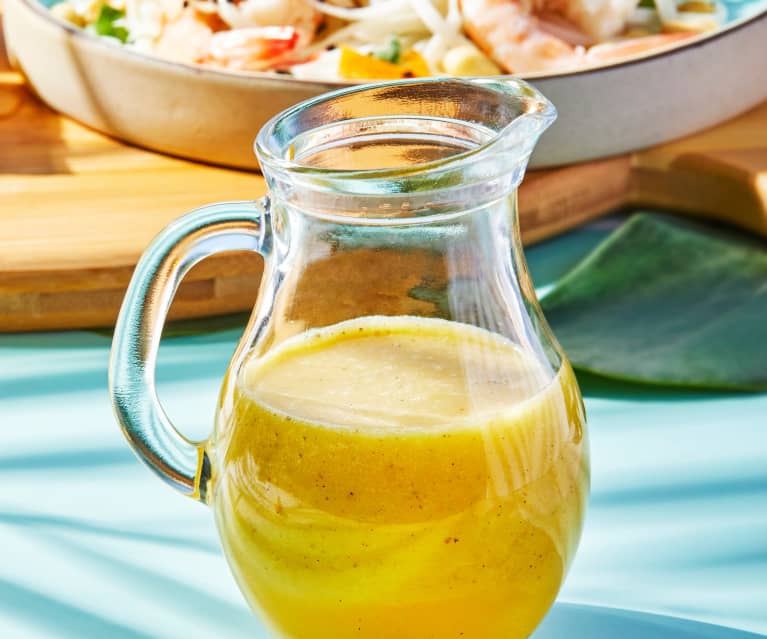 Spicy ananas vinaigrette