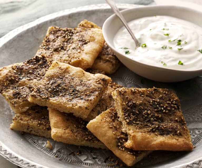 Manakeesh, Libanese gekruide flatbread