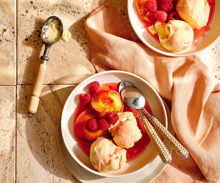 Roasted peach ice-cream - Cookidoo® – the official Thermomix® recipe  platform