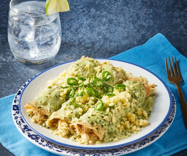 Enchiladas con crema de epazote - Cookidoo® – la plataforma de recetas  oficial de Thermomix®