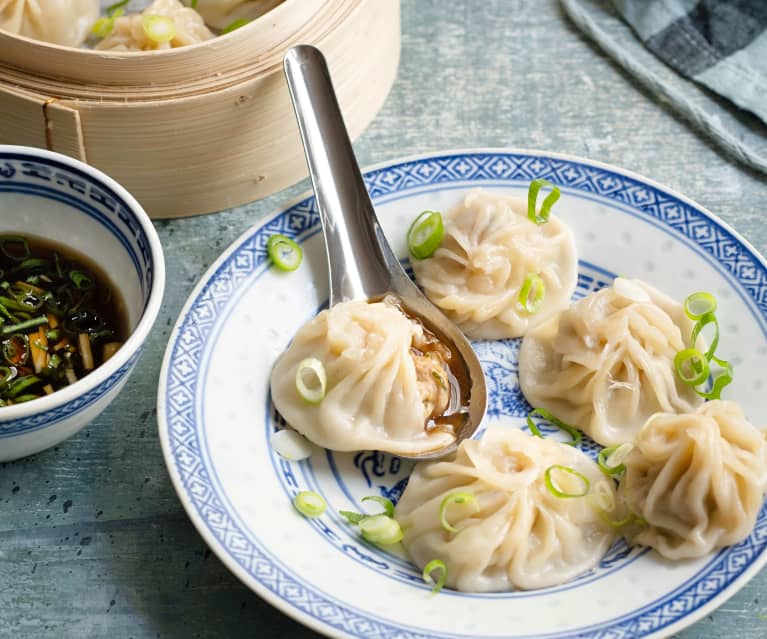 Xiao long baos raviolis au porc