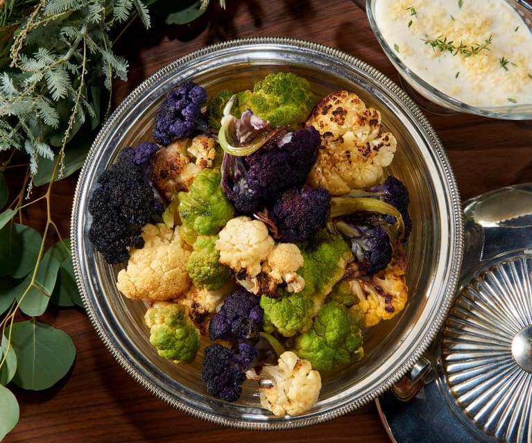Multi-Color Cauliflower with Béchamel (Bill Yosses) Multi-Color Cauliflower with Béchamel (Bill Yosses)