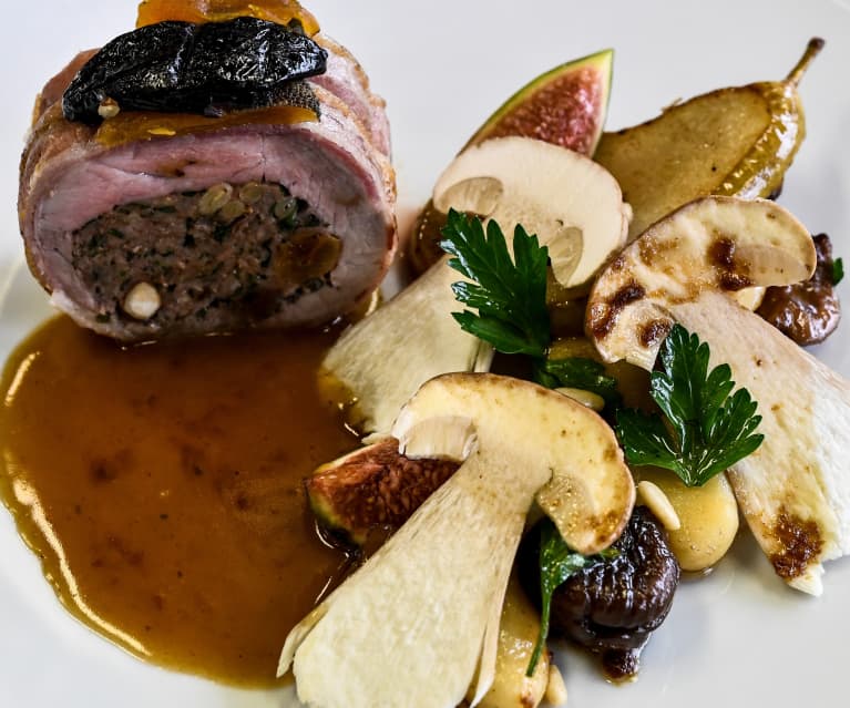 Terroir - Filet mignon de porc, jambon cru, et farce (~650gr)