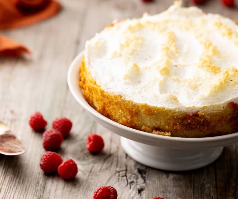 Torta di cous cous con frutta