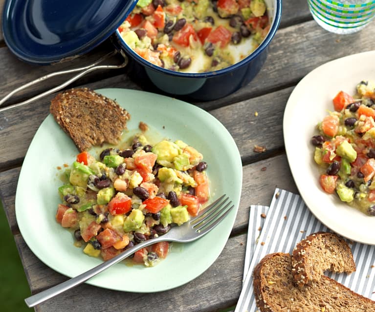 Bohnen-Avocado-Salat