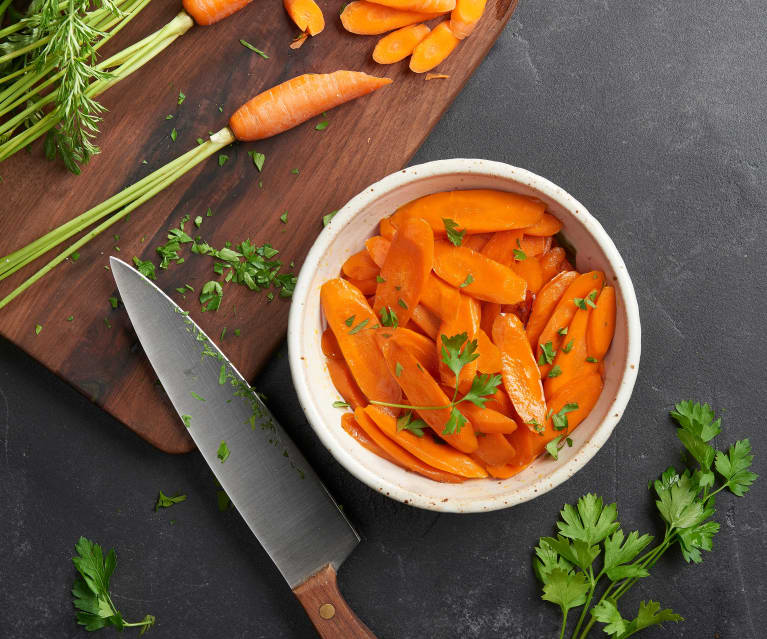 Sautéing 7 oz Carrots