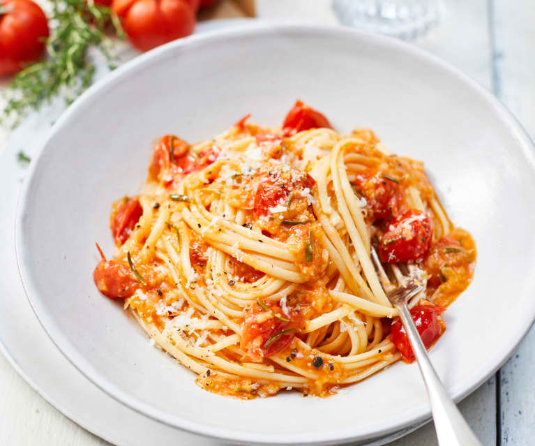 Linguine in Tomatenbutter