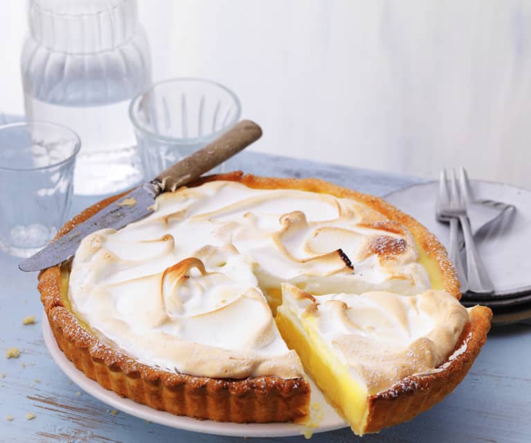 Tarte meringuée au citron