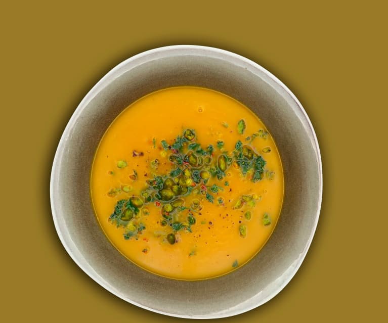 Kürbis-Curry-Suppe