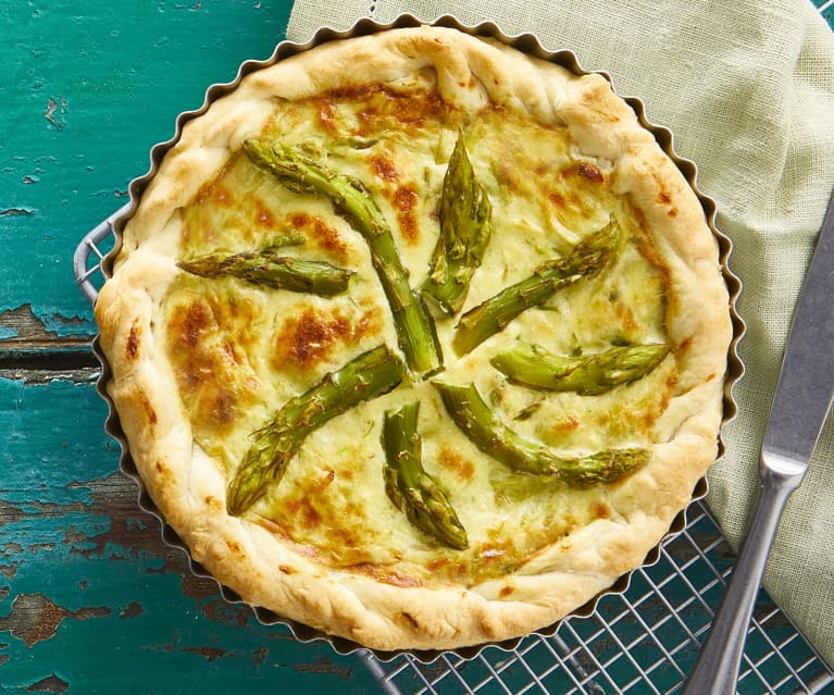 Torta salata asparagi e ricotta