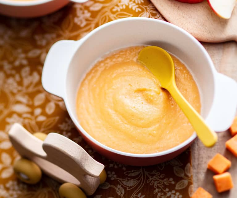 Pear, apple and sweet potato purée (first foods)