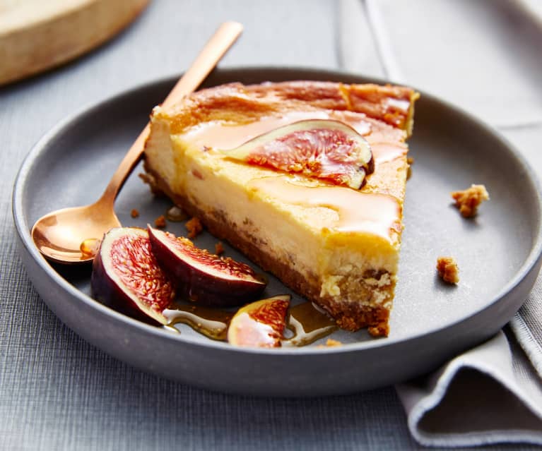 Cheesecake Au Fromage De Brebis Et Aux Figues Cookidoo The Official Thermomix Recipe Platform