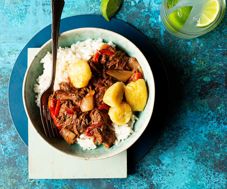 Ropa vieja con arroz blanco y plátano - Cookidoo® – la plataforma de recetas  oficial de Thermomix®