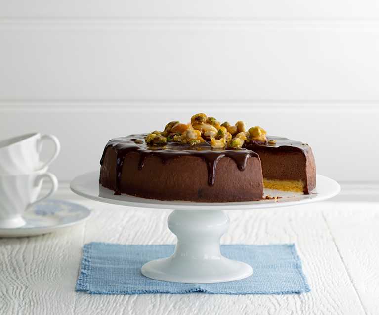 Čokoládovo-kaštanový cheesecake Čokoládovo-kaštanový cheesecake