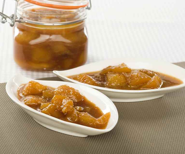 Chutney de pera y jengibre Chutney de pera y jengibre