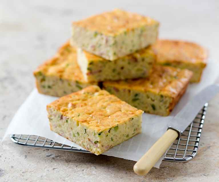 Zucchini slice Zucchini slice