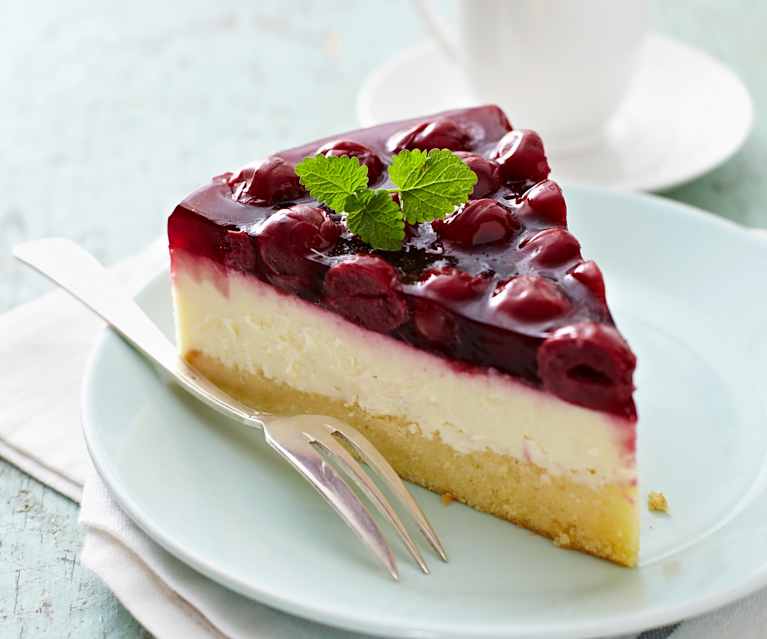 Cookidoo® - New York Cheesecake mit Kirschtopping