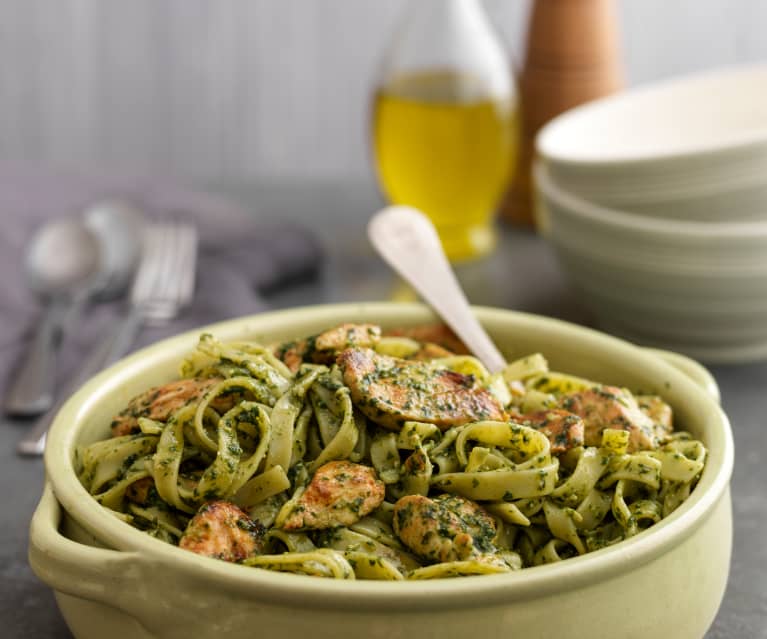 Tagliatelle mit Hühnchen und Pesto - Cookidoo® – das offizielle ...