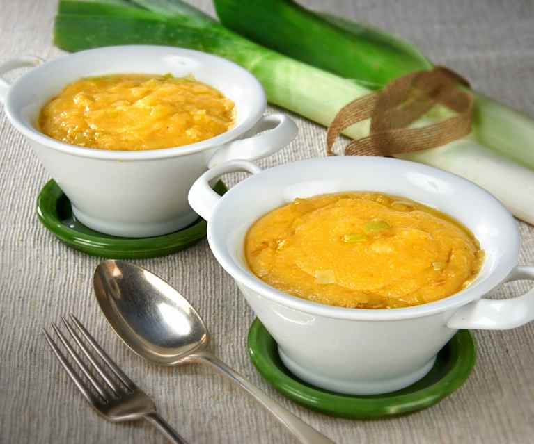 Polenta ai porri Polenta ai porri