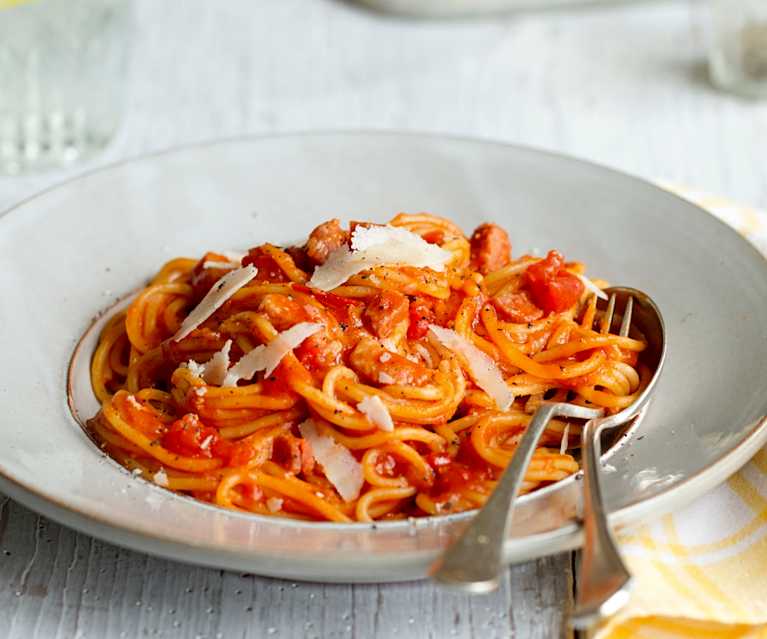 Tomato and Bacon Spaghetti Tomato and Bacon Spaghetti