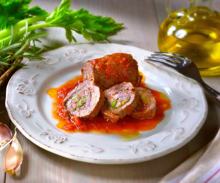 Involtini al pomodoro Involtini al pomodoro