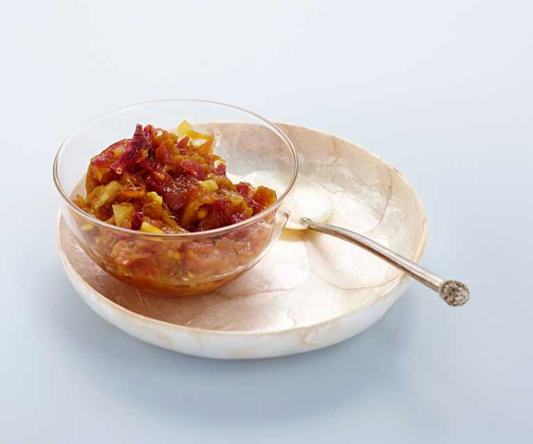 Chutney pomme-oignon-ananas Chutney pomme-oignon-ananas