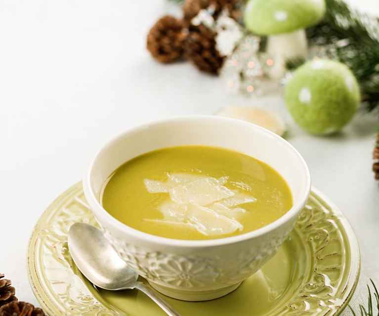 Creme de espargos com parmesão Creme de espargos com parmesão