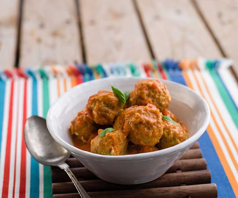 Almôndegas de frango asiáticas Almôndegas de frango asiáticas